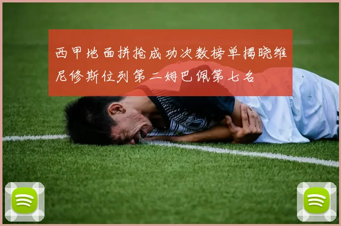 西甲地面拼抢成功次数榜单揭晓维尼修斯位列第二姆巴佩第七名